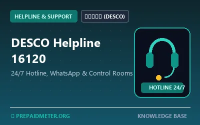 DESCO Helpline 16120