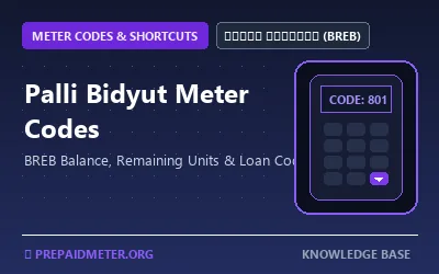 Palli Bidyut Meter Codes